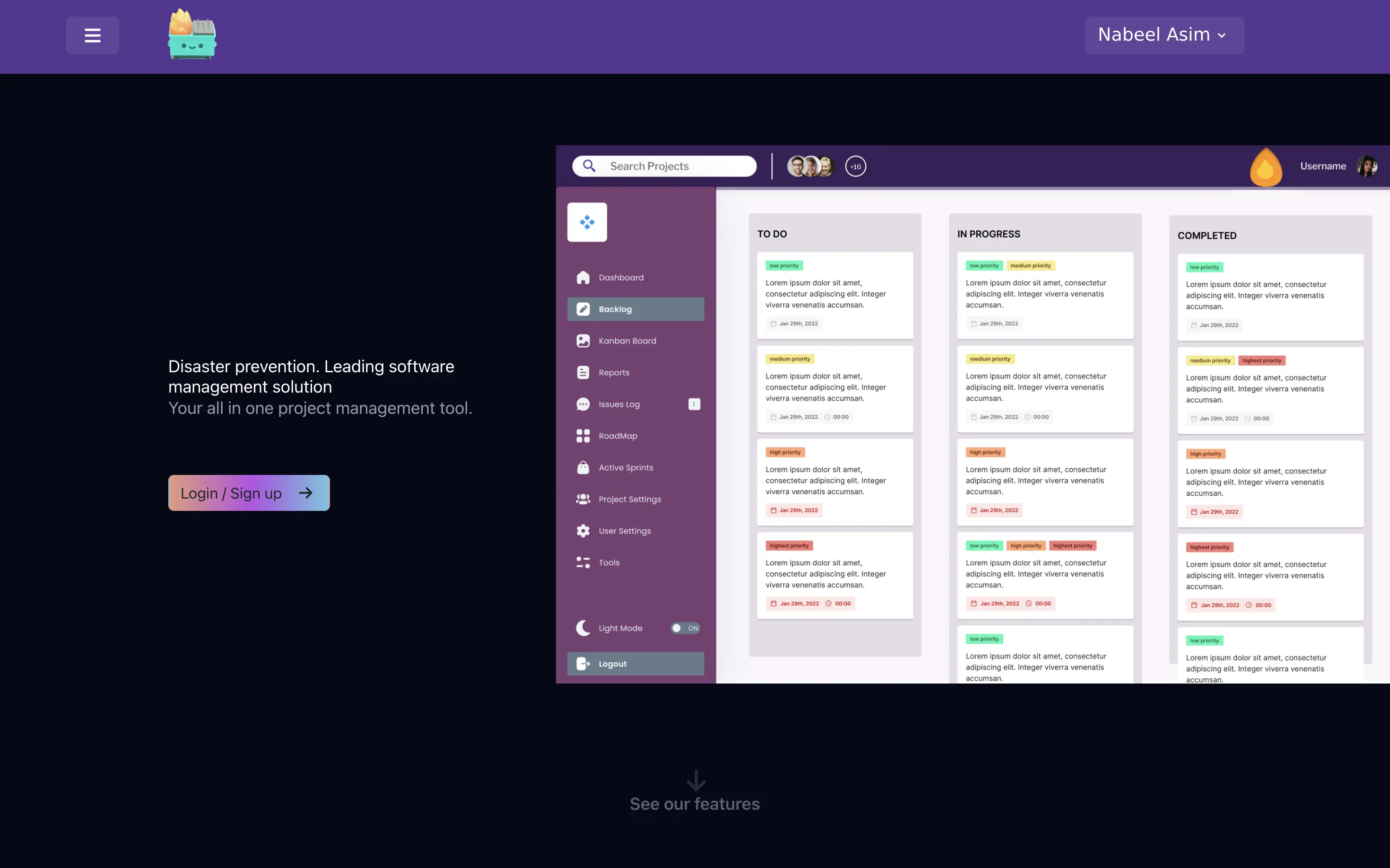Project Task Management Tool